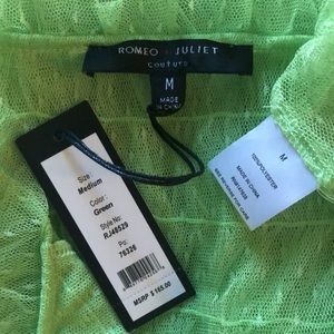 Brat Green Romeo & Juliet Lace Midi Dress